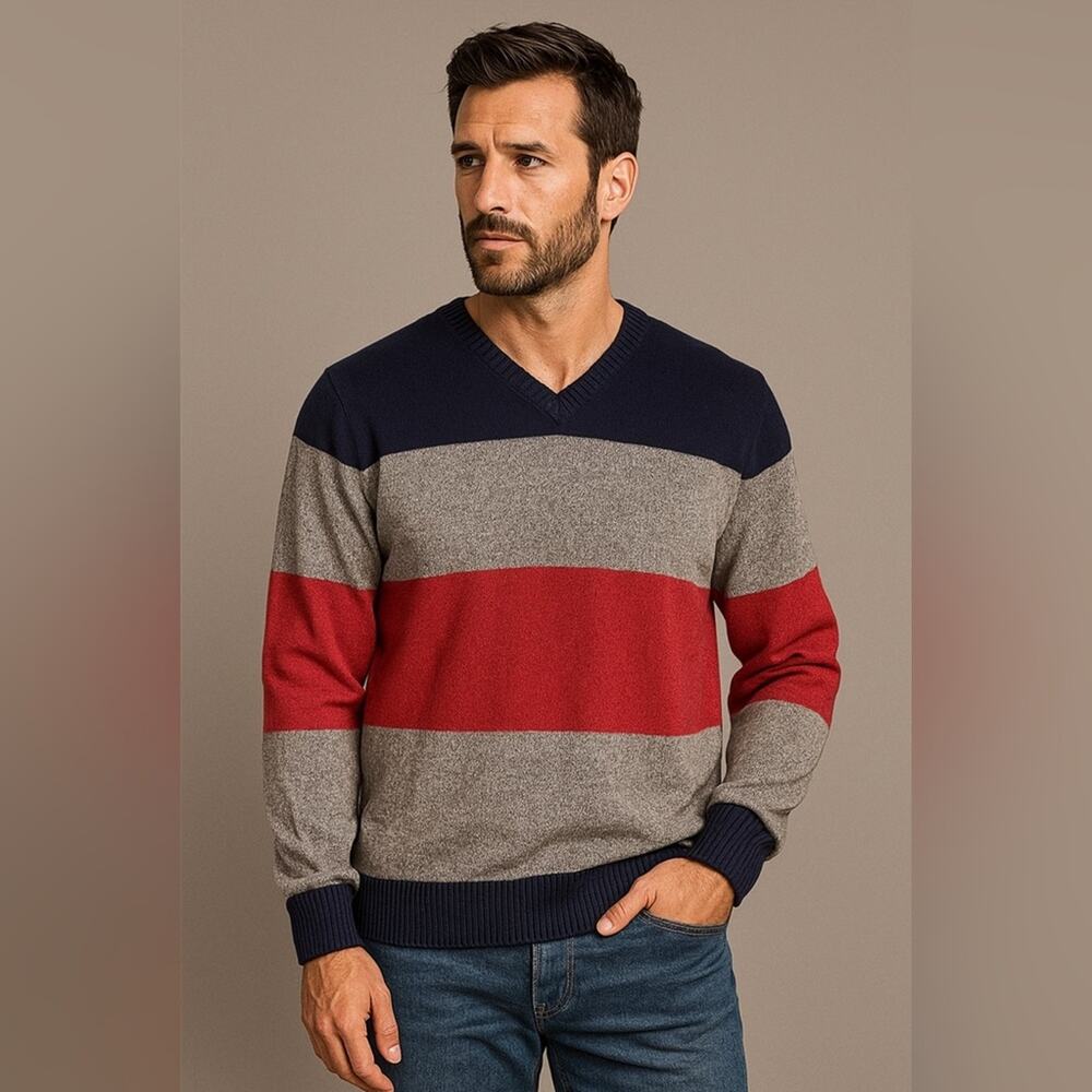 Perry Ellis v-neck sweater size xl